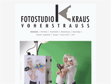 Tablet Screenshot of foto-kraus.de